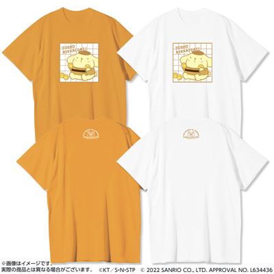 新テニスの王子様×サンリオキャラクターズ-SERVICE PLAY！- Tシャツ 立海大附属中学校×ポムポムプリン